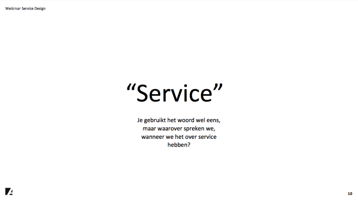 Service design: de betekenis van service