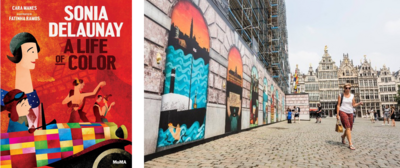 illustraties voor boek Sonia Delaunay. A Life of Color en voor stad Antwerpen