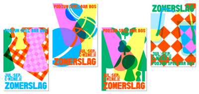 Posters Zomerslag Bureau BoschBerg