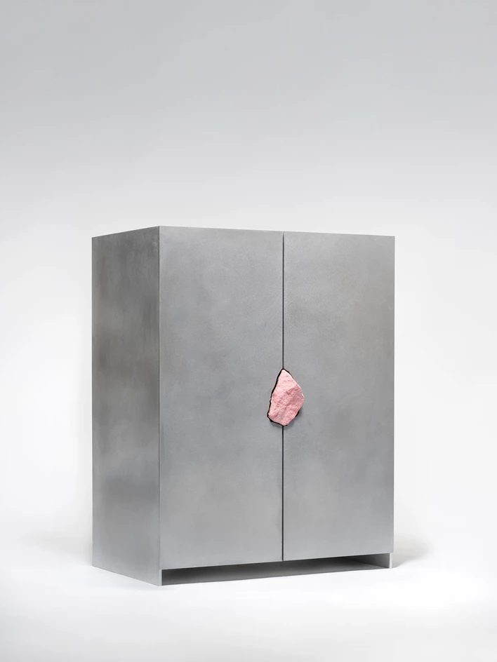 Side Cabinet with Stone, Pierre De Valck