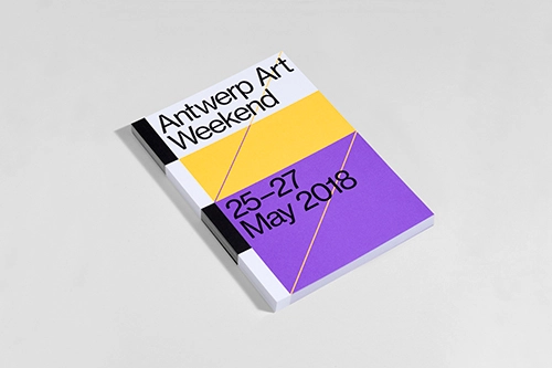 Flyer Antwerp Art Weekend 2018, Vrints-Kolsteren