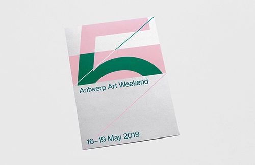 Flyer Antwerp Art Weekend 2019, Vrints-Kolsteren
