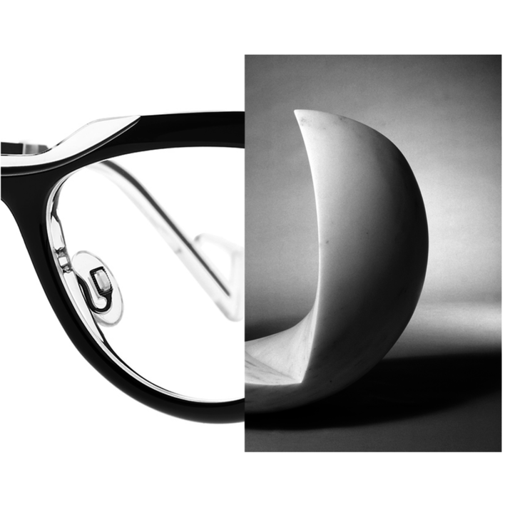 Mineralogy, samenwerking met Theo Eyewear © 2020-Alain Six / Sculptuur: Lichtbalans 1985-Jan Dries